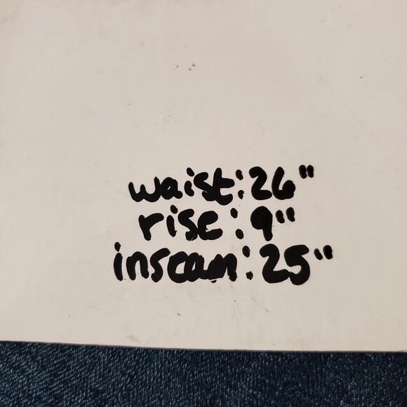 True Religion Jennie Curvy Big T Flap Pocket Dark Wash Ankle Jeans Womens 27 - Picture 11 of 11